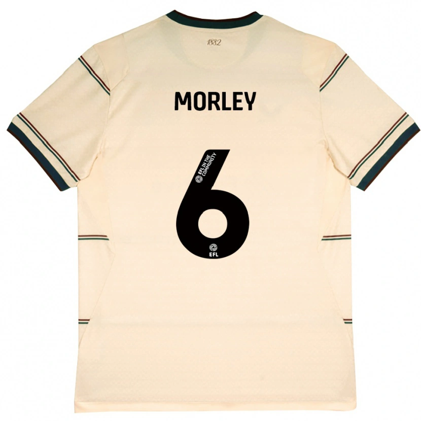 Danxen Damen Samuel Morley #6 Beige Burgund Auswärtstrikot Trikot 2026/27 T-Shirt Schweiz
