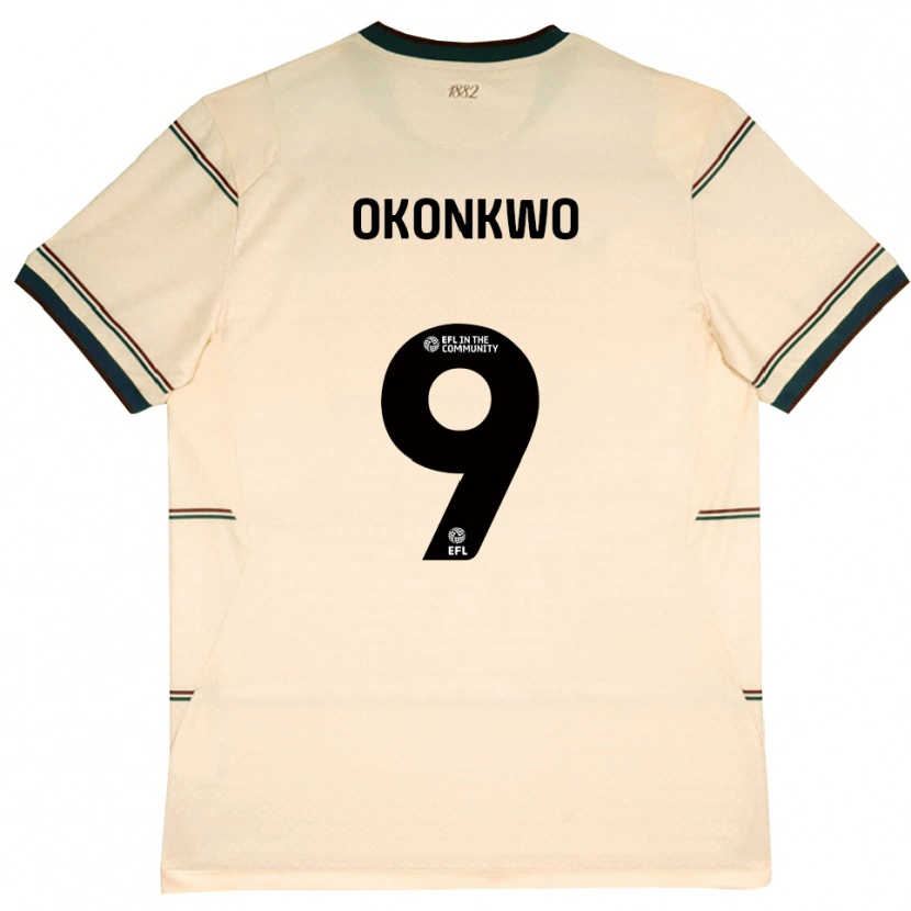 Danxen Damen Destiny Okonkwo #9 Beige Burgund Auswärtstrikot Trikot 2026/27 T-Shirt Schweiz