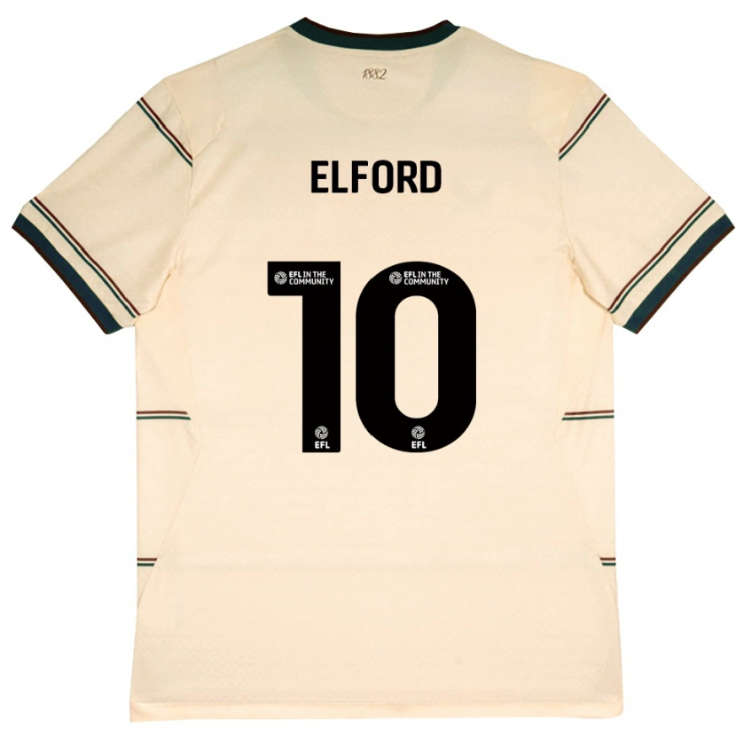 Danxen Damen Laura Elford #10 Beige Burgund Auswärtstrikot Trikot 2026/27 T-Shirt Schweiz
