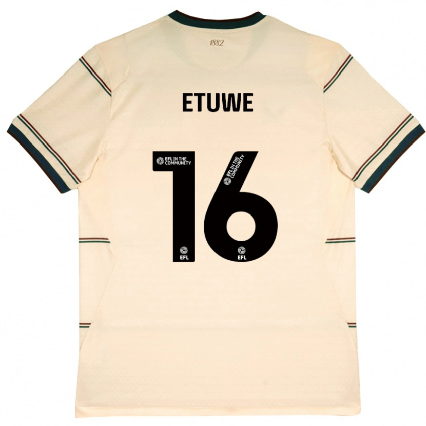 Danxen Damen Isaac Etuwe #16 Beige Burgund Auswärtstrikot Trikot 2026/27 T-Shirt Schweiz