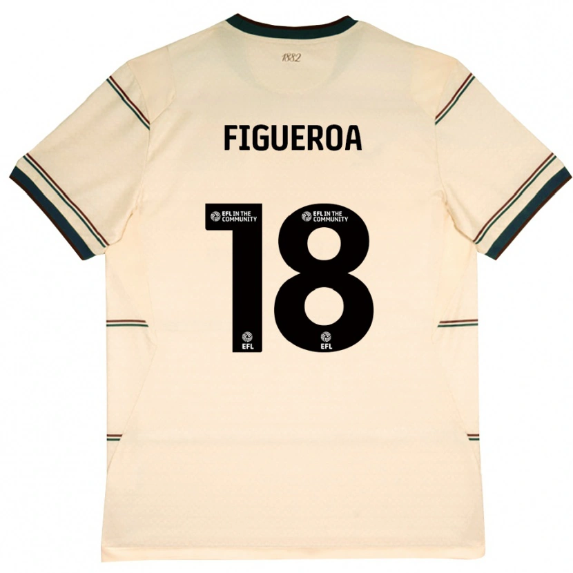 Danxen Damen Keyvan Figueroa #18 Beige Burgund Auswärtstrikot Trikot 2026/27 T-Shirt Schweiz