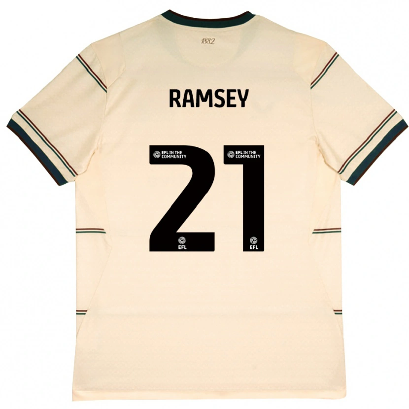Danxen Damen Aaron Ramsey #21 Beige Burgund Auswärtstrikot Trikot 2026/27 T-Shirt Schweiz