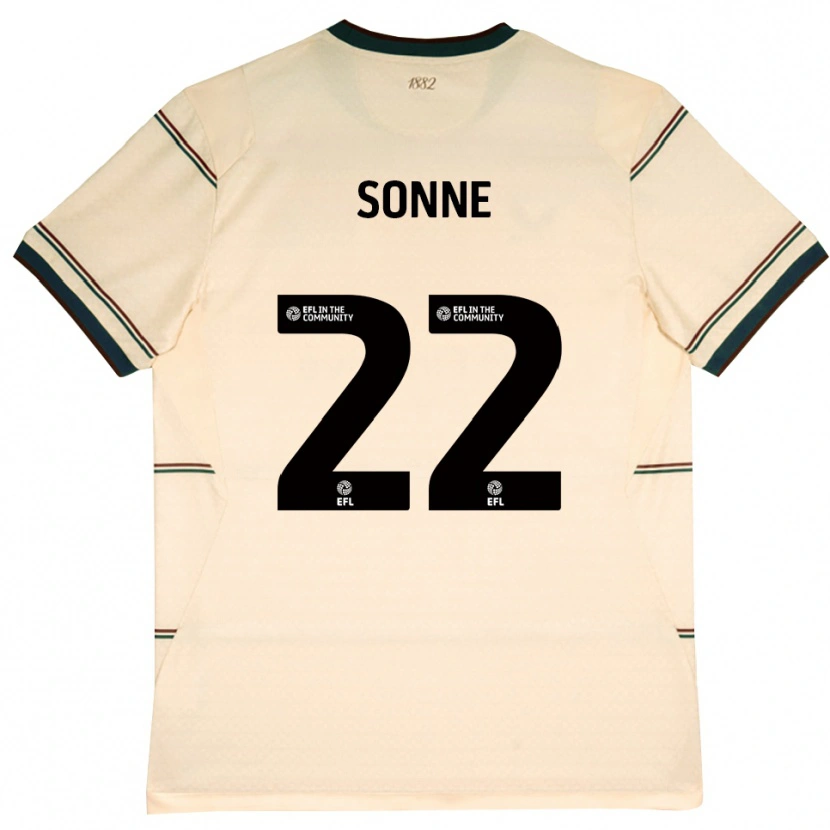 Danxen Damen Oliver Sonne #22 Beige Burgund Auswärtstrikot Trikot 2026/27 T-Shirt Schweiz