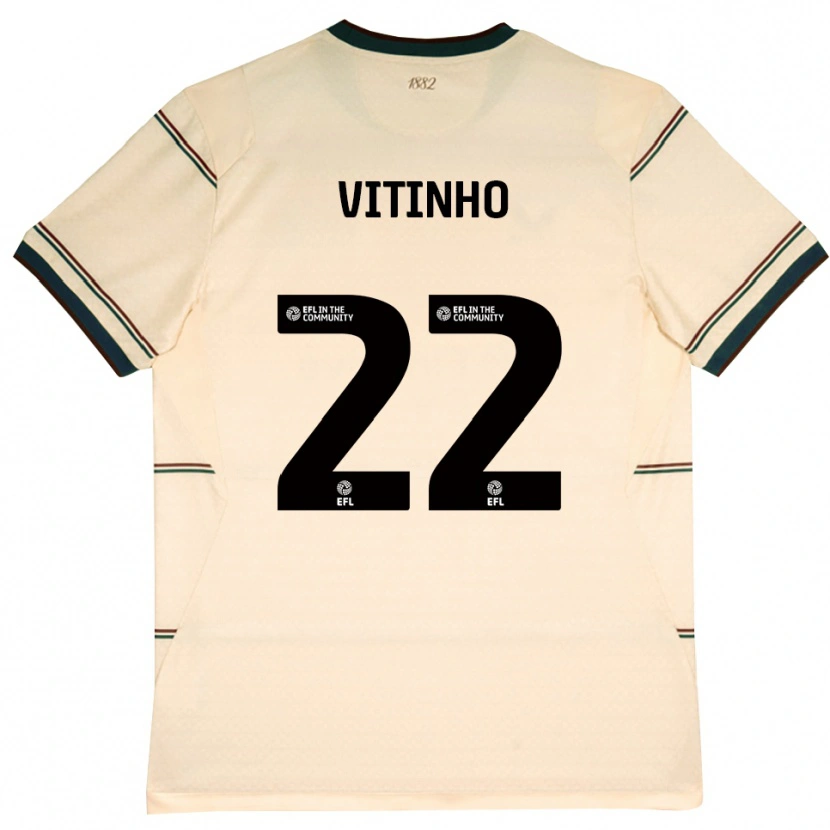 Danxen Damen Vitinho #22 Beige Burgund Auswärtstrikot Trikot 2026/27 T-Shirt Schweiz