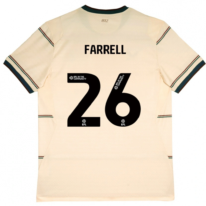 Danxen Damen Lucy Farrell #26 Beige Burgund Auswärtstrikot Trikot 2026/27 T-Shirt Schweiz