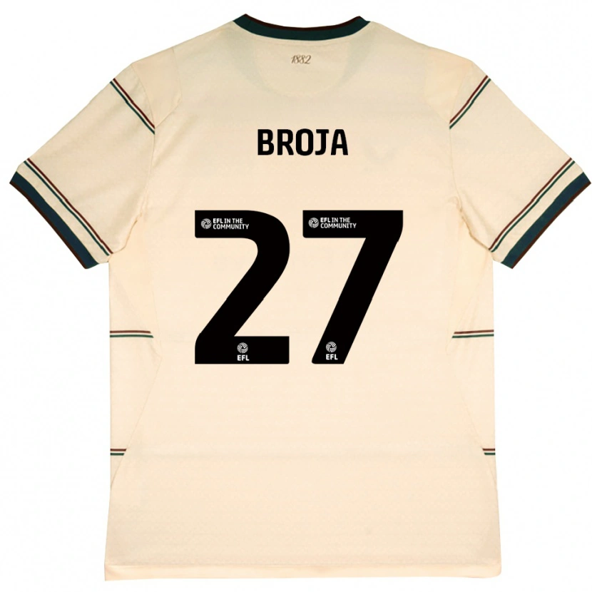 Danxen Damen Armando Broja #27 Beige Burgund Auswärtstrikot Trikot 2026/27 T-Shirt Schweiz