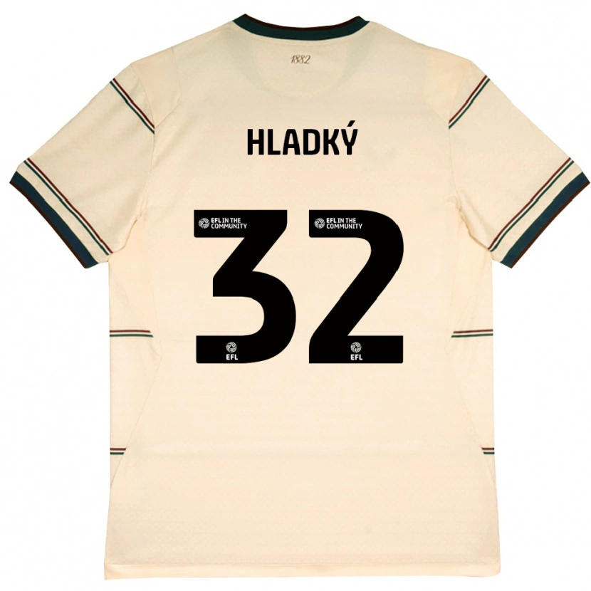 Danxen Damen Vaclav Hladky #32 Beige Burgund Auswärtstrikot Trikot 2026/27 T-Shirt Schweiz