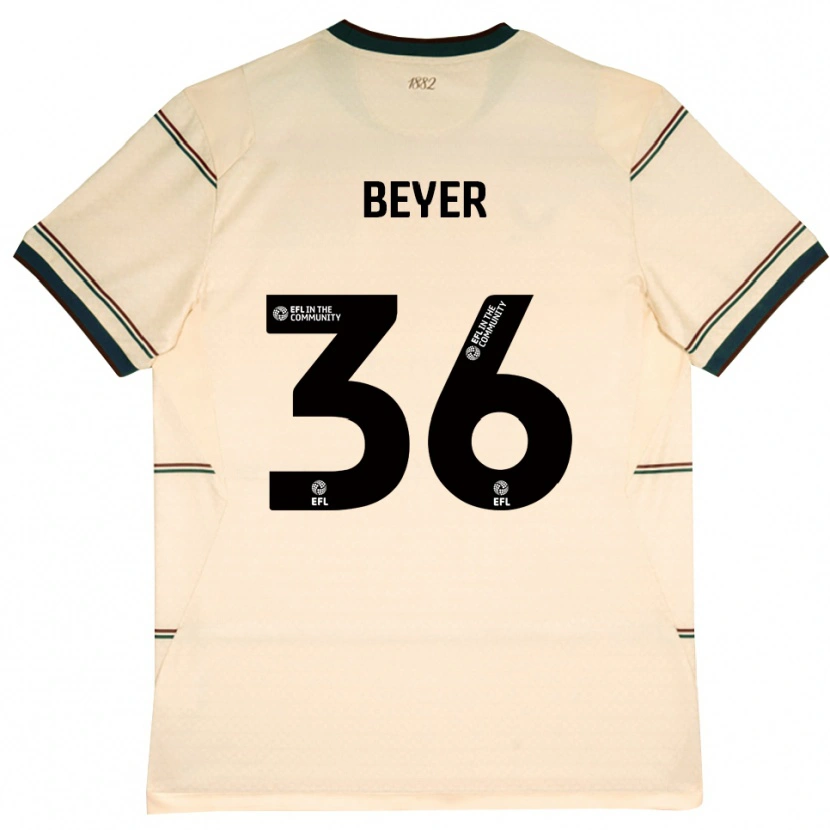 Danxen Damen Jordan Beyer #36 Beige Burgund Auswärtstrikot Trikot 2026/27 T-Shirt Schweiz