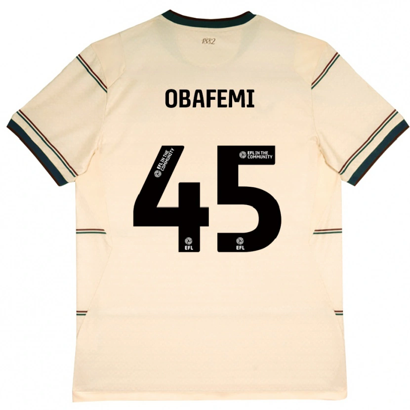 Danxen Damen Michael Obafemi #45 Beige Burgund Auswärtstrikot Trikot 2026/27 T-Shirt Schweiz