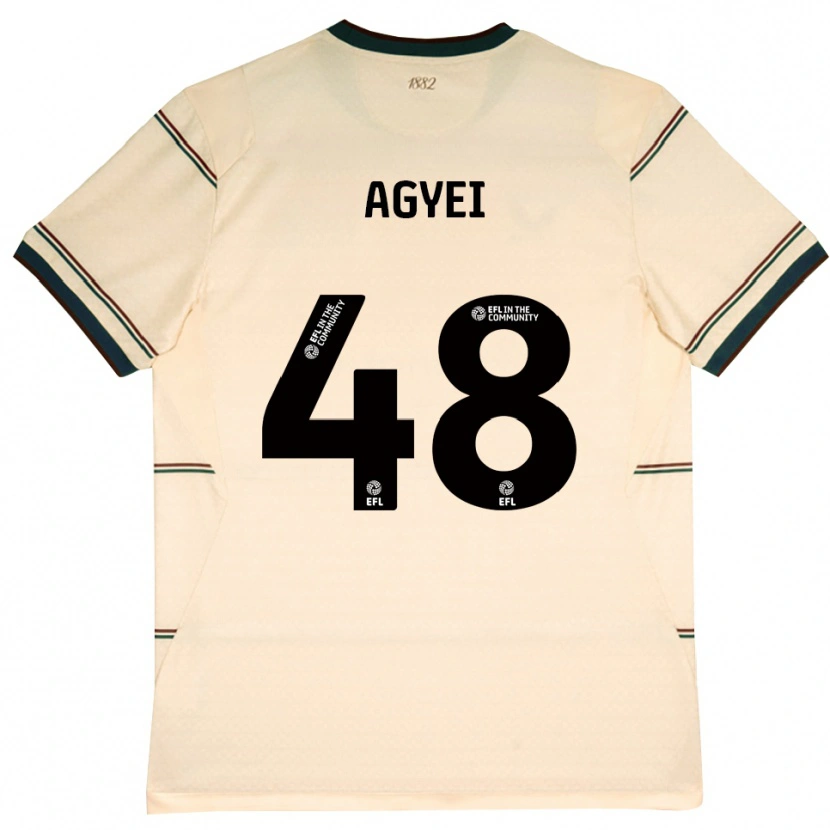 Danxen Damen Enock Agyei #48 Beige Burgund Auswärtstrikot Trikot 2026/27 T-Shirt Schweiz