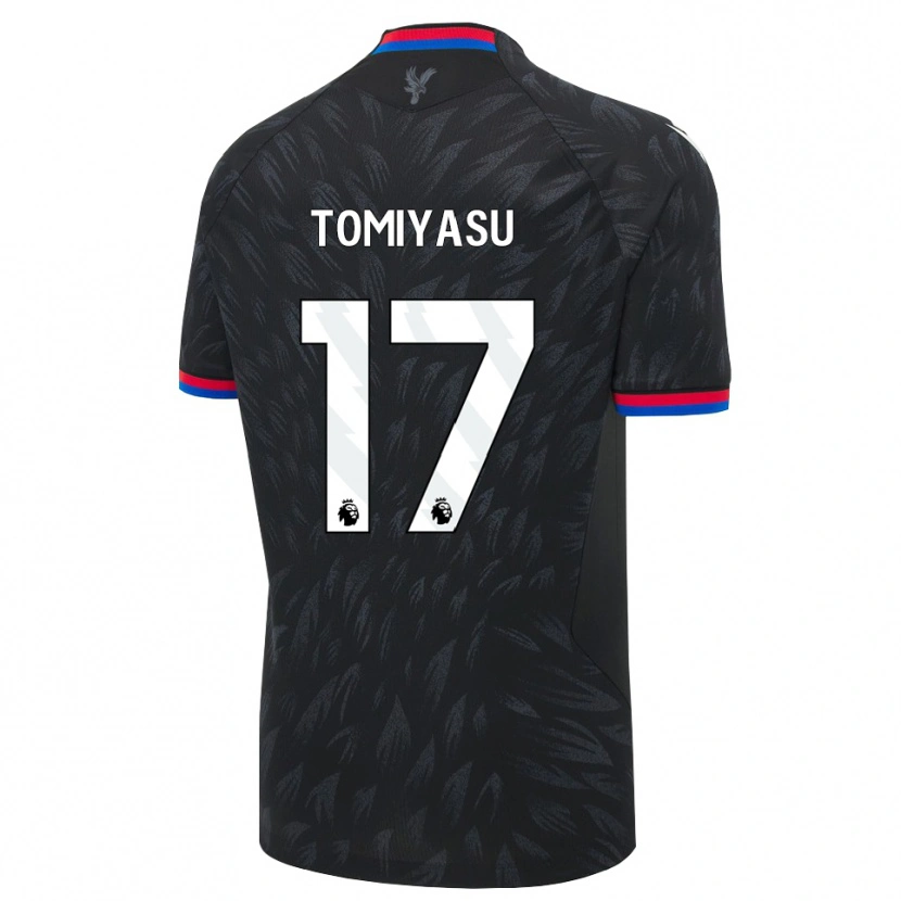 Danxen Damen Takehiro Tomiyasu #17 Schwarz Blau Rot Auswärtstrikot Trikot 2026/27 T-Shirt Schweiz