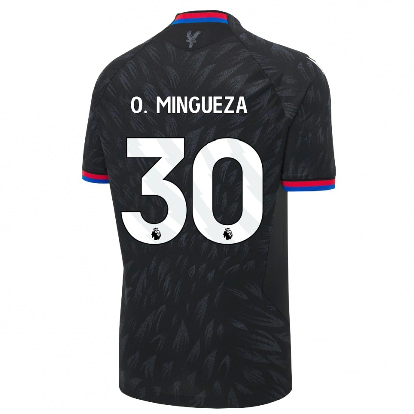 Danxen Damen Óscar Mingueza #30 Schwarz Blau Rot Auswärtstrikot Trikot 2026/27 T-Shirt Schweiz
