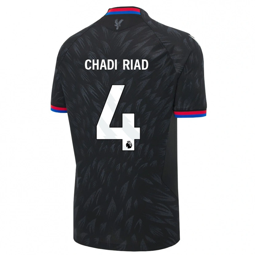 Danxen Damen Chadi Riad #4 Schwarz Blau Rot Auswärtstrikot Trikot 2026/27 T-Shirt Schweiz