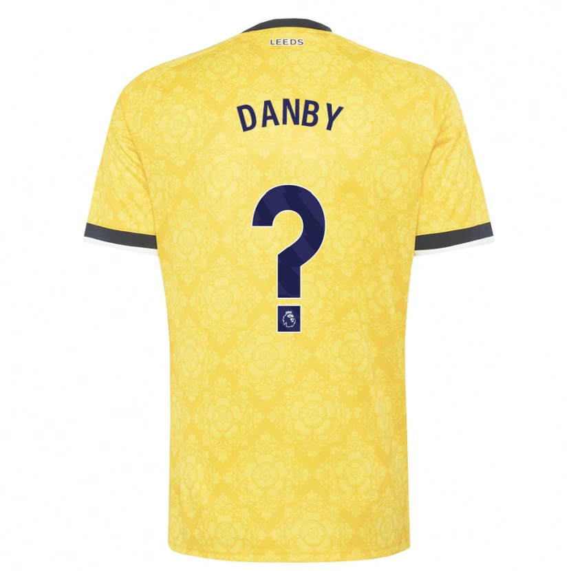 Danxen Damen Sarah Danby #0 Gelb Weiß Schwarz Auswärtstrikot Trikot 2026/27 T-Shirt Schweiz