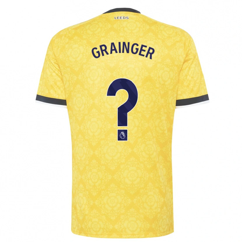 Danxen Damen Owen Grainger #0 Gelb Weiß Schwarz Auswärtstrikot Trikot 2026/27 T-Shirt Schweiz