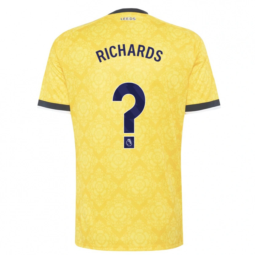 Danxen Damen Joe Richards #0 Gelb Weiß Schwarz Auswärtstrikot Trikot 2026/27 T-Shirt Schweiz