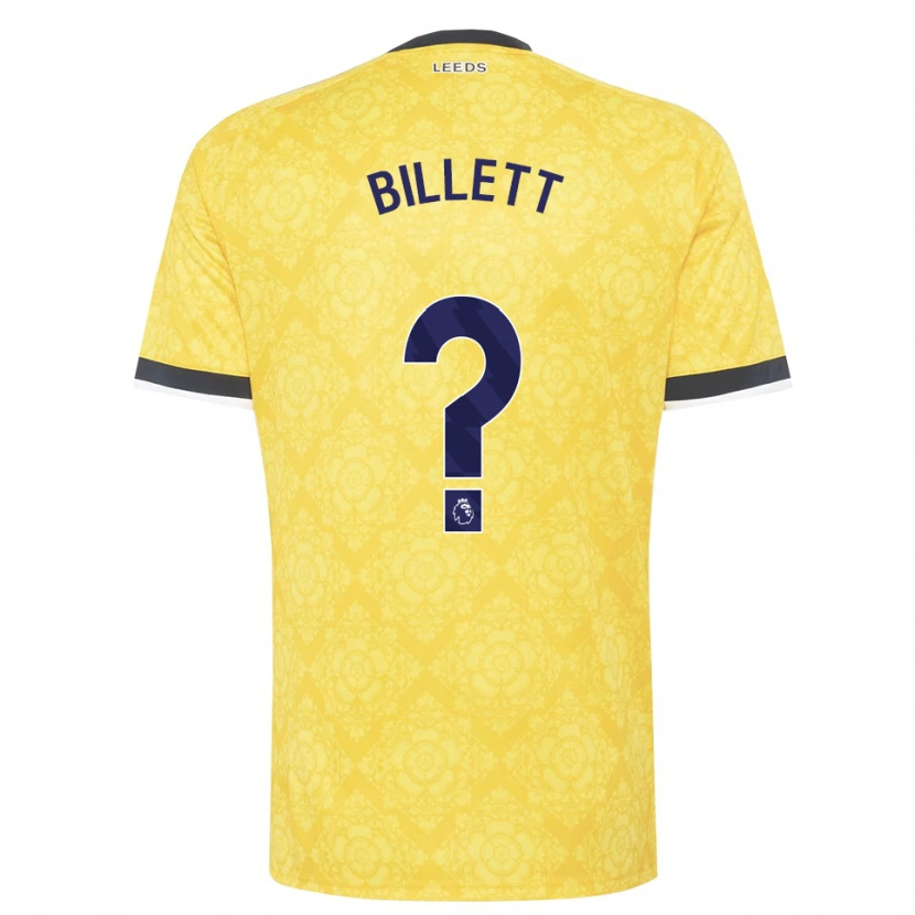 Danxen Damen Joe Billett #0 Gelb Weiß Schwarz Auswärtstrikot Trikot 2026/27 T-Shirt Schweiz
