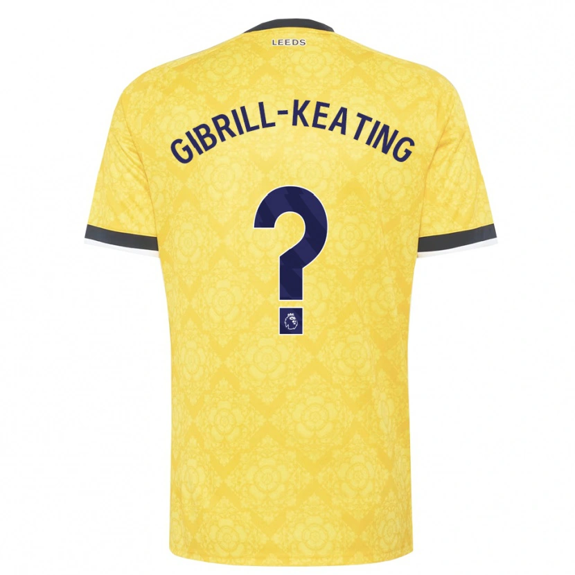 Danxen Damen Sian Gibrill-Keating #0 Gelb Weiß Schwarz Auswärtstrikot Trikot 2026/27 T-Shirt Schweiz