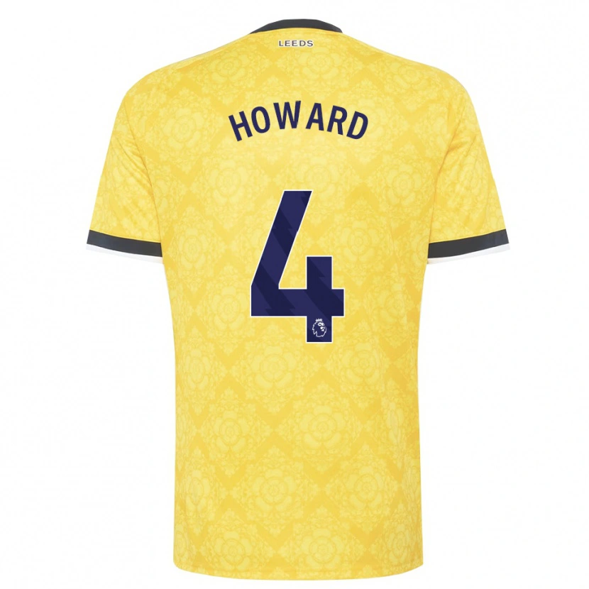 Danxen Damen Jacob Howard #4 Gelb Weiß Schwarz Auswärtstrikot Trikot 2026/27 T-Shirt Schweiz