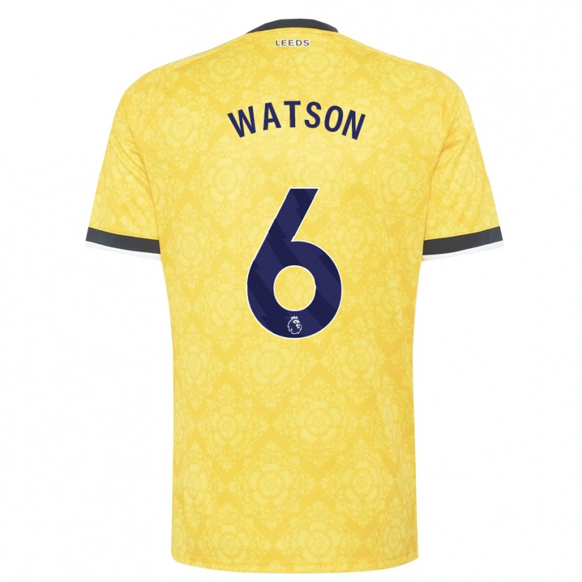 Danxen Damen Jacob Watson #6 Gelb Weiß Schwarz Auswärtstrikot Trikot 2026/27 T-Shirt Schweiz