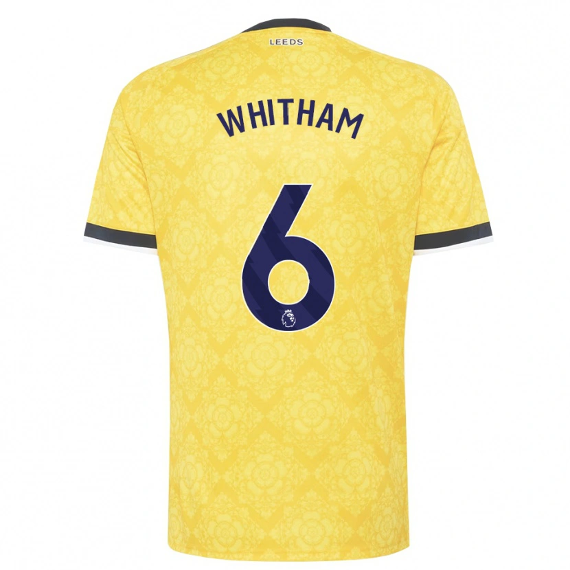 Danxen Damen Danielle Whitham #6 Gelb Weiß Schwarz Auswärtstrikot Trikot 2026/27 T-Shirt Schweiz