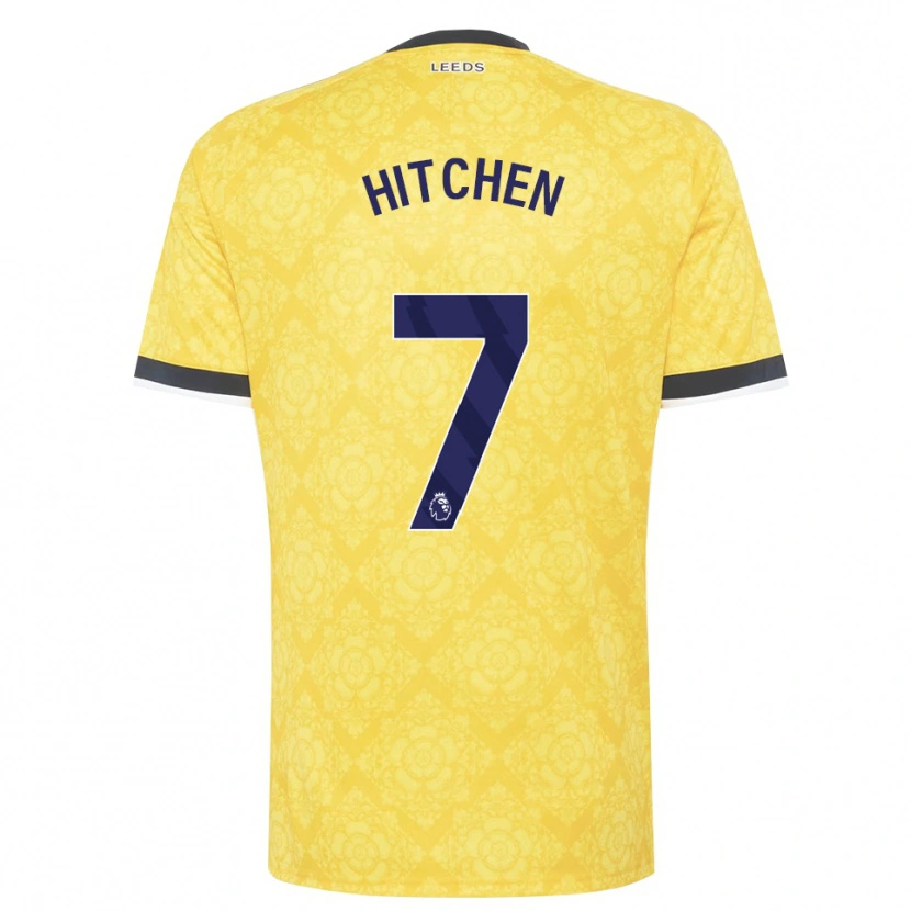 Danxen Damen Zach Hitchen #7 Gelb Weiß Schwarz Auswärtstrikot Trikot 2026/27 T-Shirt Schweiz