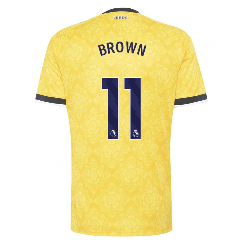 Danxen Damen Abbie Brown #11 Gelb Weiß Schwarz Auswärtstrikot Trikot 2026/27 T-Shirt Schweiz