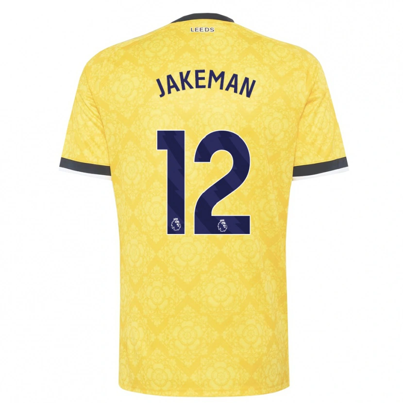 Danxen Damen Harriet Jakeman #12 Gelb Weiß Schwarz Auswärtstrikot Trikot 2026/27 T-Shirt Schweiz