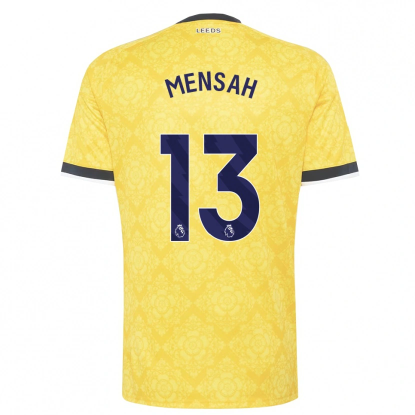 Danxen Damen Marlon Mensah #13 Gelb Weiß Schwarz Auswärtstrikot Trikot 2026/27 T-Shirt Schweiz