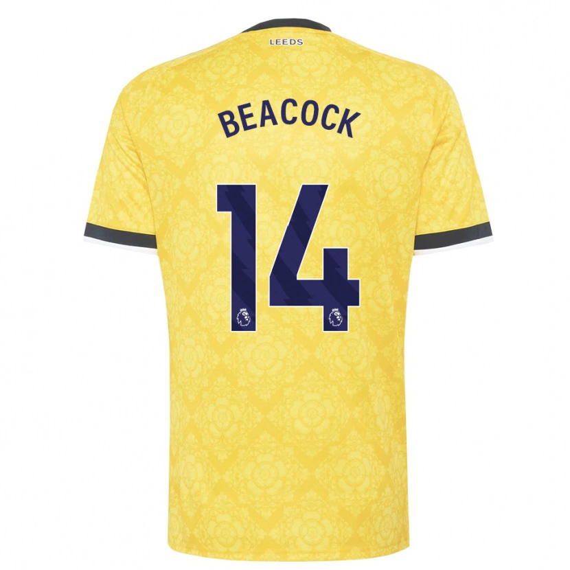 Danxen Damen Molly Beacock #14 Gelb Weiß Schwarz Auswärtstrikot Trikot 2026/27 T-Shirt Schweiz