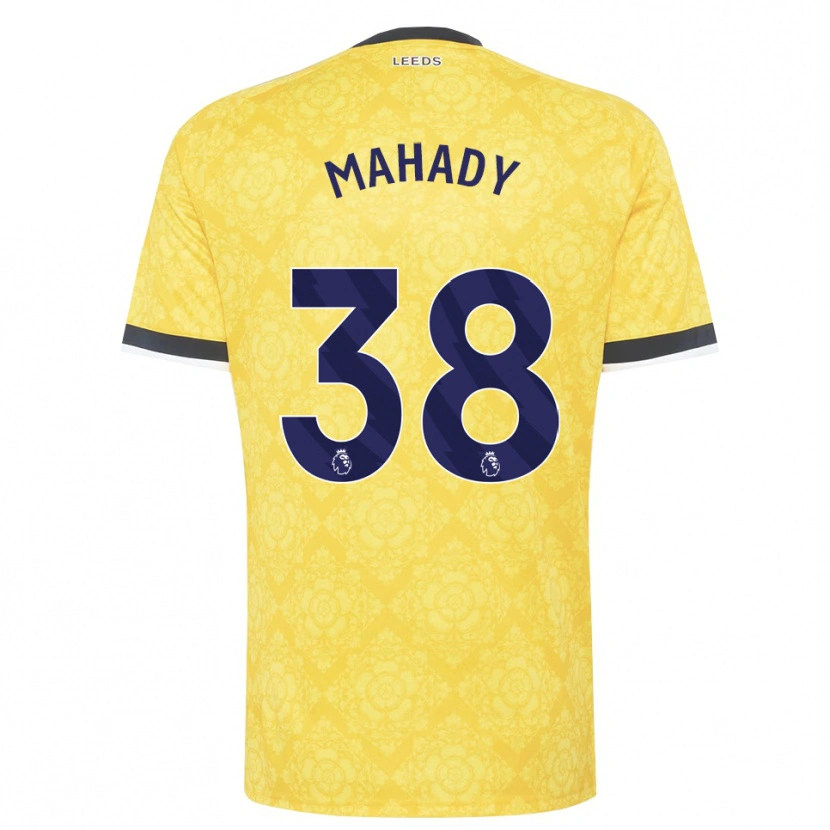 Danxen Damen Rory Mahady #38 Gelb Weiß Schwarz Auswärtstrikot Trikot 2026/27 T-Shirt Schweiz