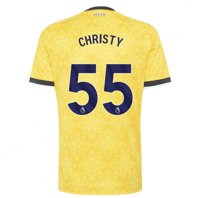 Danxen Damen Harry Christy #55 Gelb Weiß Schwarz Auswärtstrikot Trikot 2026/27 T-Shirt Schweiz