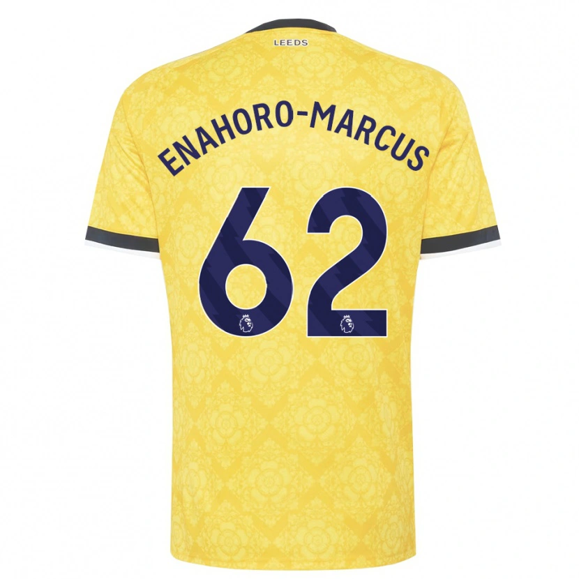 Danxen Damen Louis Enahoro-Marcus #62 Gelb Weiß Schwarz Auswärtstrikot Trikot 2026/27 T-Shirt Schweiz