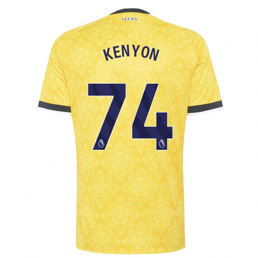 Danxen Damen George Kenyon #74 Gelb Weiß Schwarz Auswärtstrikot Trikot 2026/27 T-Shirt Schweiz