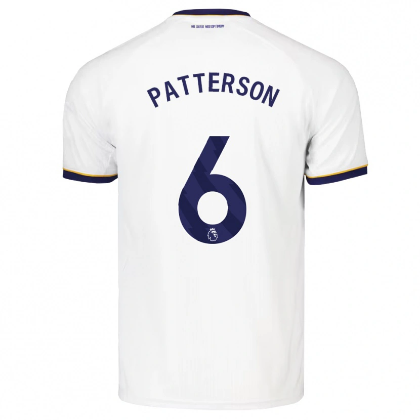 Danxen Damen Jack Patterson #6 Mitternachtsblau Weiß Gelb Auswärtstrikot Trikot 2026/27 T-Shirt Schweiz