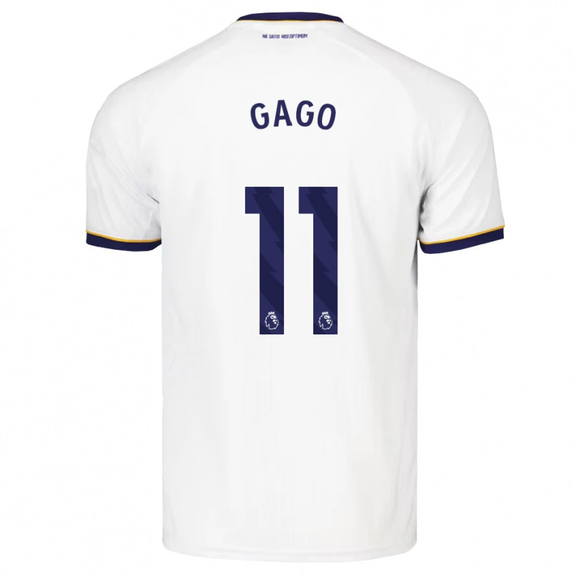 Danxen Damen Kelly Gago #11 Mitternachtsblau Weiß Gelb Auswärtstrikot Trikot 2026/27 T-Shirt Schweiz