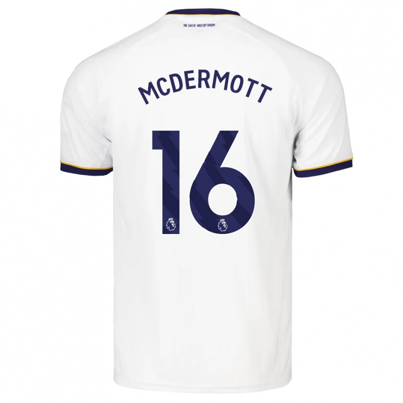 Danxen Damen Tom Mcdermott #16 Mitternachtsblau Weiß Gelb Auswärtstrikot Trikot 2026/27 T-Shirt Schweiz