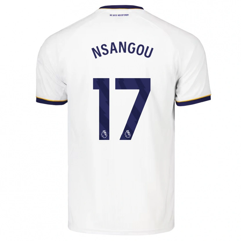 Danxen Damen Jonathan Nsangou #17 Mitternachtsblau Weiß Gelb Auswärtstrikot Trikot 2026/27 T-Shirt Schweiz