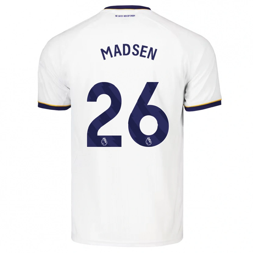 Danxen Damen Rikke Madsen #26 Mitternachtsblau Weiß Gelb Auswärtstrikot Trikot 2026/27 T-Shirt Schweiz