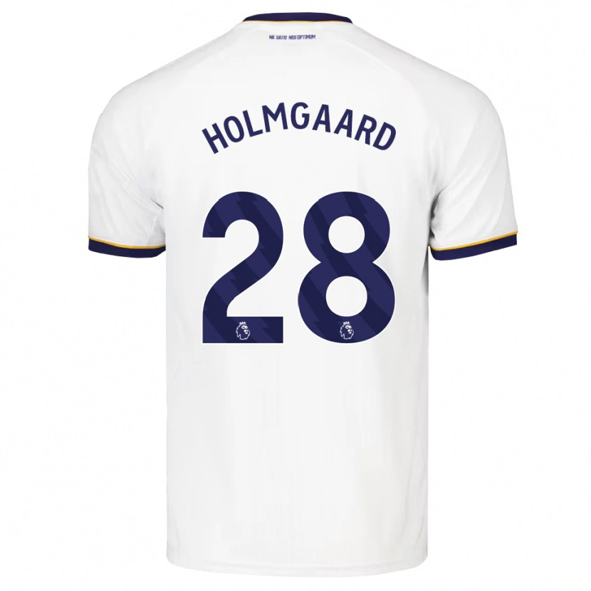 Danxen Damen Karen Holmgaard #28 Mitternachtsblau Weiß Gelb Auswärtstrikot Trikot 2026/27 T-Shirt Schweiz