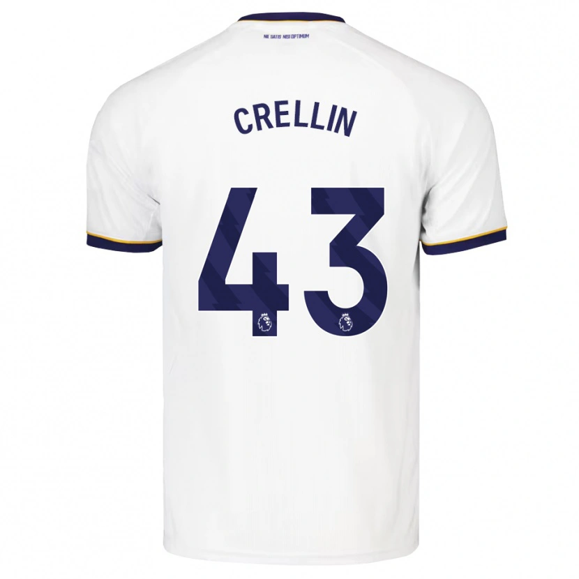 Danxen Damen Billy Crellin #43 Mitternachtsblau Weiß Gelb Auswärtstrikot Trikot 2026/27 T-Shirt Schweiz