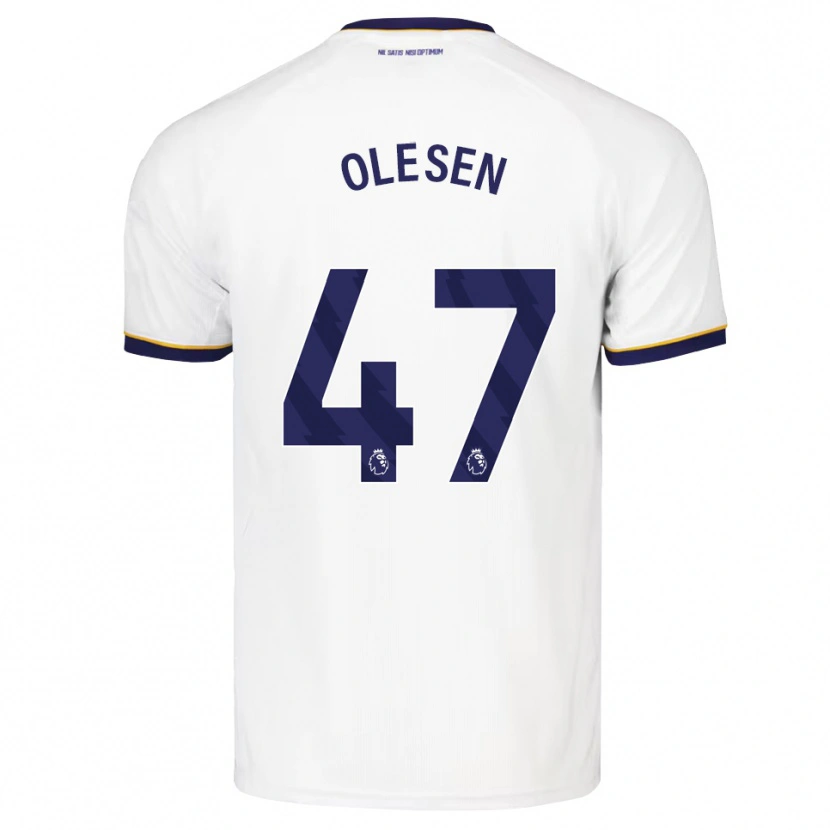 Danxen Damen Karoline Olesen #47 Mitternachtsblau Weiß Gelb Auswärtstrikot Trikot 2026/27 T-Shirt Schweiz