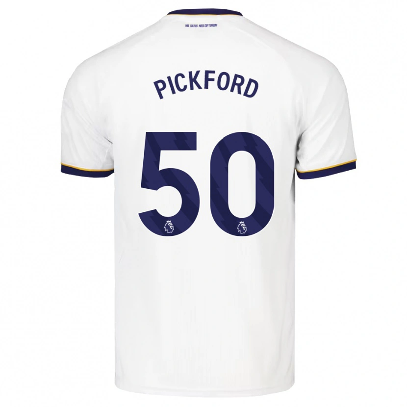 Danxen Damen George Pickford #50 Mitternachtsblau Weiß Gelb Auswärtstrikot Trikot 2026/27 T-Shirt Schweiz