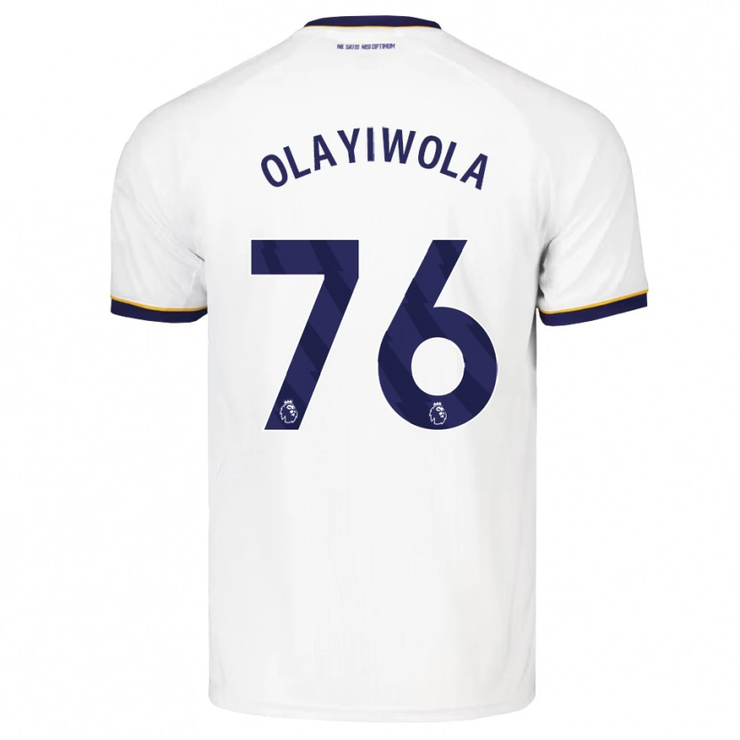 Danxen Damen Malik Olayiwola #76 Mitternachtsblau Weiß Gelb Auswärtstrikot Trikot 2026/27 T-Shirt Schweiz