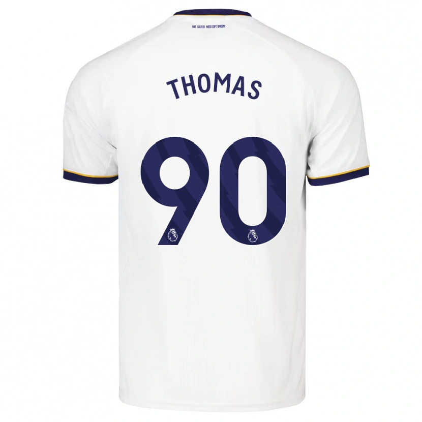 Danxen Damen Aled Thomas #90 Mitternachtsblau Weiß Gelb Auswärtstrikot Trikot 2026/27 T-Shirt Schweiz
