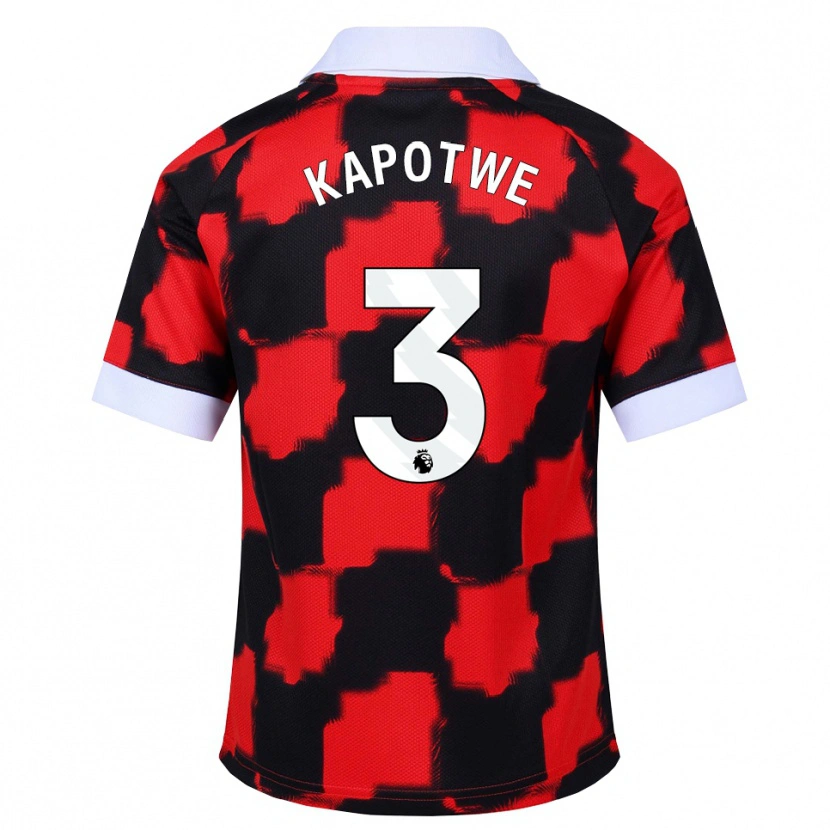 Danxen Damen Chase Kapotwe #3 Rot Weiß Schwarz Auswärtstrikot Trikot 2026/27 T-Shirt Schweiz