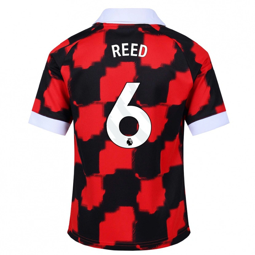 Danxen Damen Harrison Reed #6 Rot Weiß Schwarz Auswärtstrikot Trikot 2026/27 T-Shirt Schweiz