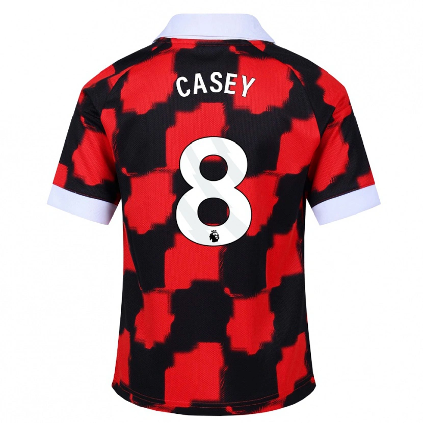 Danxen Damen Dan Casey #8 Rot Weiß Schwarz Auswärtstrikot Trikot 2026/27 T-Shirt Schweiz