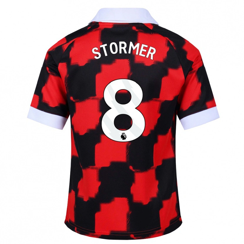 Danxen Damen Becky Stormer #8 Rot Weiß Schwarz Auswärtstrikot Trikot 2026/27 T-Shirt Schweiz