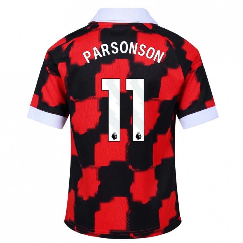 Danxen Damen Madi Parsonson #11 Rot Weiß Schwarz Auswärtstrikot Trikot 2026/27 T-Shirt Schweiz
